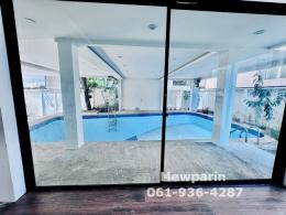 428934 ขายบ้านนราธิวาสราชนครินทร์ ช่องนนททรี ขนาด 223 ตร.วา พื้นที่ใช้สอย 790 ตรม. 3 ชั้น แปลงสุดท้ายของในซอย