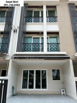ให้เช่า ทาวน์โฮม 3 ชั้นหมู่บ้านกลางเมืองพระราม 9 (มอเตอร์เวย์)บ้านสวยพร้อมอยู่ เดินทางสะดวก